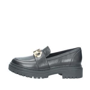 Michael Kors Collection Black Flats with Gold Accent